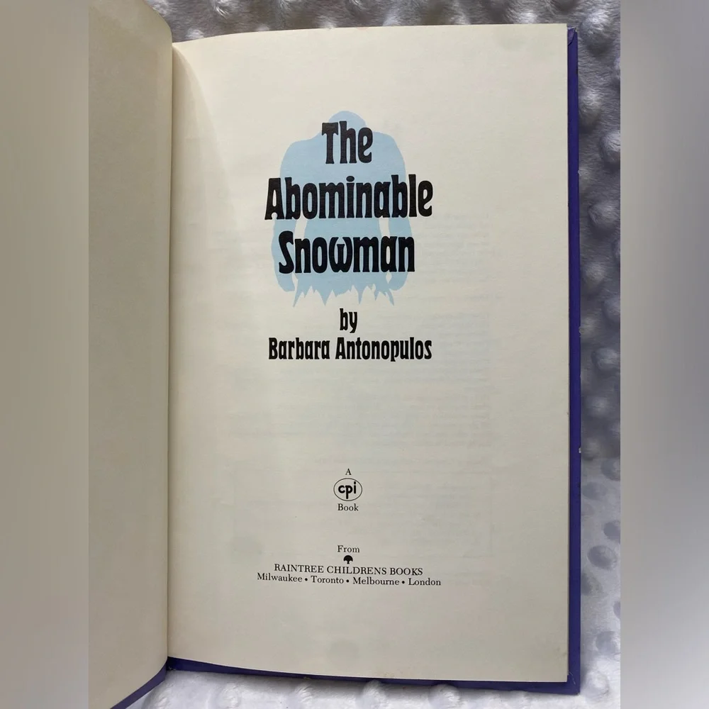 Vintage ”The Abominable Snowman” circa 1977